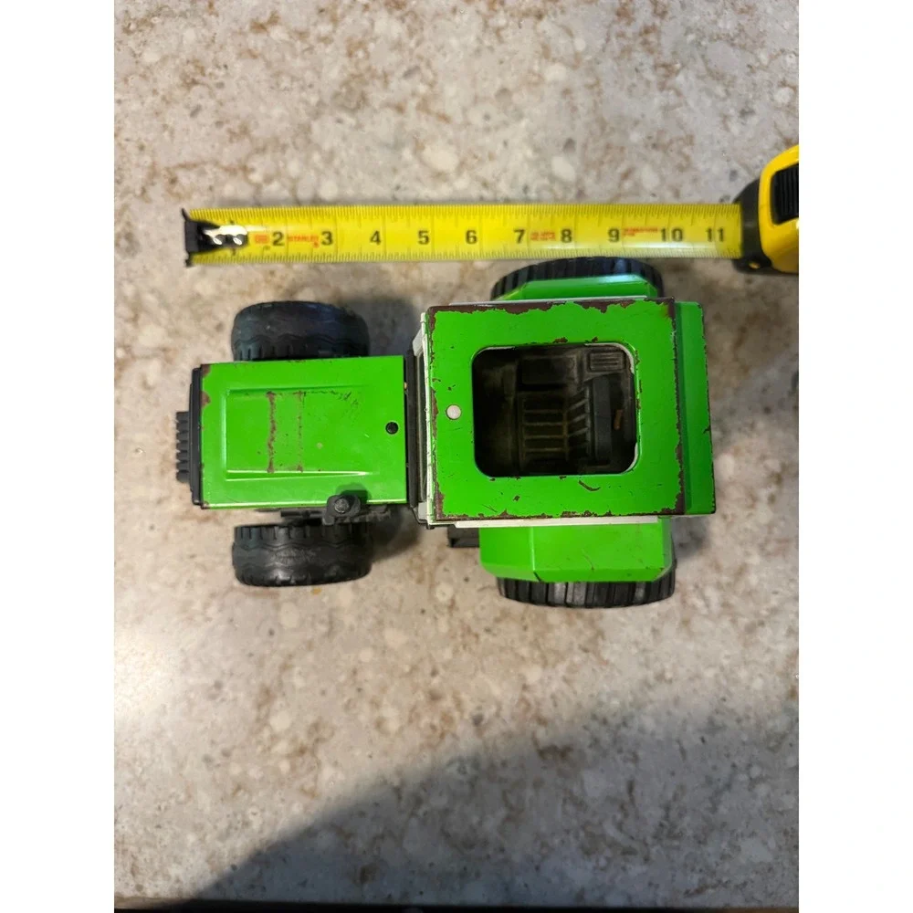 Vintage Nylint Pressed Steel Tractor Green Ol Mac Nylint Farm Toy Made in USA